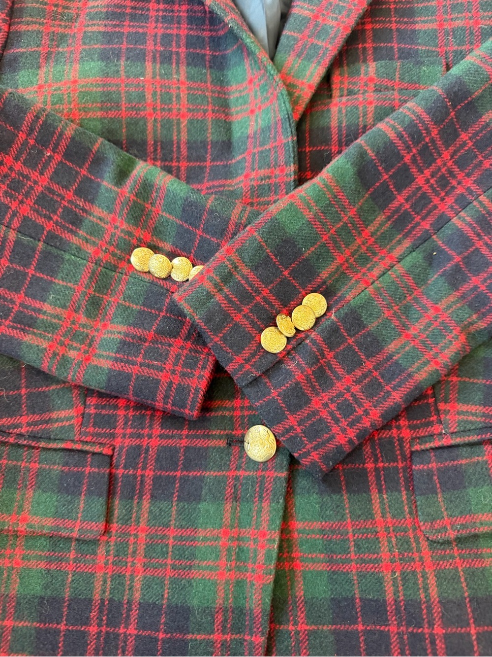J. Crew Schoolboy Plaid Wool-Blend Women’s Blazer Size 6 - Picture 6 of 13